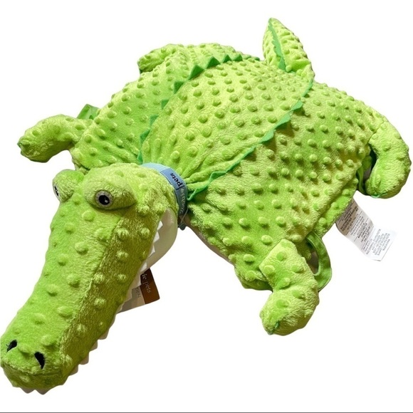 Zoobie Pets Kojo the Croc pillow, plush and blanket - Picture 1 of 10